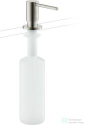 Hansgrohe AXOR UNO szappan-/mosogatószer adagoló, rozsdamentes acél hatású 42818800 (42818800)