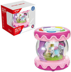 Magic Toys Asztali körhinta fény és hang effektekkel pink színben (MKJ743002) - jatekwebshop