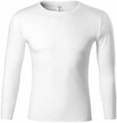 MALFINI Tricou cu mânecă lungă Progress LS - Albă | XXXL (P750018)