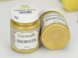 Decorolla metál dekorfesték 60ml barokkarany (F1708)