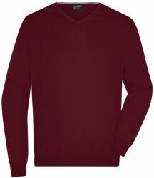 James & Nicholson (Daiber) Férfi pamut pulóver JN659 - Bordeaux | 2XL (1-JN659-1709547)