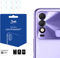 3mk Protection 4x 3mk védőüveg a kamerára Tecno Spark 8 telefonra - Átlátszó