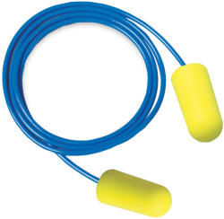 3M ES-01-005 EARSOFT ZSINÓROS FÜL-DUGÓ, NEON SÁRGA SNR 36dB (3M_ES-01-005) (3M_ES-01-005)