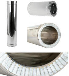 ProInvest Burlan inox DP PRO 0.50 m (Variante produs: L= 0.5M | D X G: 250 - 320mm X 0.5mm) (PIV-50307)