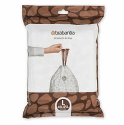 Brabantia Sac de gunoi Brabantia PerfectFit FlatBack+/Touch mărime L, 40-45L, 40 buc, pachet 1005575 (1005575)