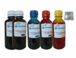 Alphachem Set Flacon Cerneala AlphaChem Compatibil HP950/951, 2x200ml CN049AE Negru, 1x200ml CN050AE Cyan, 1x200ml CN051AE Magenta, 1x200ml CN052AE Galben, 5buc Cdr Maxell cu plic