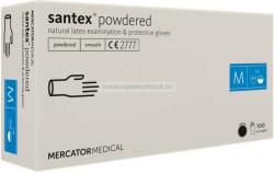 Mercator Medical SANTEX latex púderes (M) kesztyű, fehér, 100 db, M-es méret
