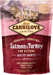 CarniLove Cat Kitten Healthy Growth lazaccal és pulykahússal 400 g