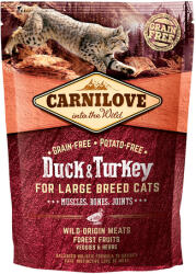 CarniLove Cat Muscles, Bones & Joints Large Breed kacsa- és pulykahússal 400 g
