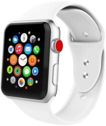 Tech-protect Curea silicon Tech-Protect Icon V2 compatibila cu Apple Watch 4/5/6/7/8/SE 38/40/41mm White (5906735412871)