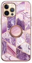 SUPCASE Carcasa stylish Supcase Cosmo Snap compatibila cu iPhone 13 Pro Marble Purple (843439114289)
