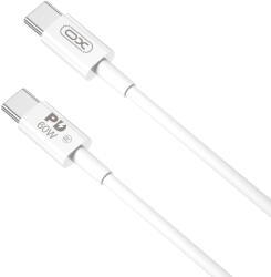 XO Cablu pentru incarcare si transfer de date XO NB-Q190B, 2X USB TYPE-C, 3A, 60W, 2M, ALB (6920680880225)