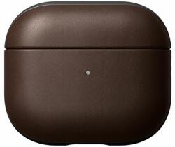 NOMAD Carcasa din piele naturala NOMAD Leather compatibila cu Apple AirPods 3 Brown (NM01001485)