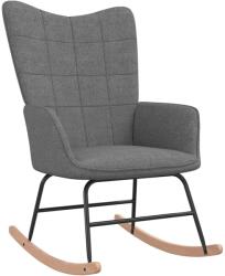 vidaXL Scaun balansoar, gri închis, material textil (328008) Balansoar