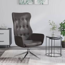 vidaXL Scaun de relaxare, negru, piele artificială strălucitoare (341266)