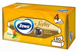 Zewa Softis zsebkendő box 4 réteg 80db Style