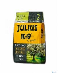 Julius-K9 CITY DOG Junior kacsa-körte kutyaeledel 10kg