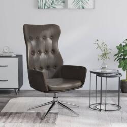vidaXL Scaun de relaxare, maro strălucitor, piele artificială (341267)