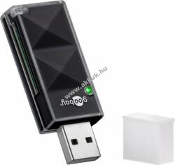 Goobay SD / SDHC / SDXC / Micro SD memóriakártya olvasó USB 2.0 Hi-Speed csatlakozással
