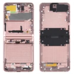 Samsung F707 Galaxy Z Flip 5G középső keret rózsaszín, pink gyári