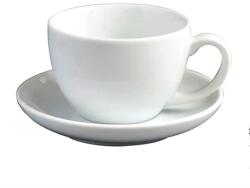 Ancap Open Large Cappuccino 260ml csésze+tányér -fehér