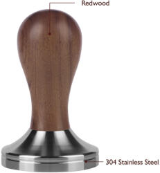 AVX 4106 ø 57, 3 mm-es tamper Redwood