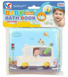 Magic Toys Baby Book: Járművek puha pancsoló könyv 14x13 cm (MKO583310)