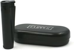 Clipper turbó öngyújtó ajándékcsomagban, matt fekete