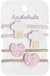  Rockahula Kids - Pasztell felhős-szívecskés hajgumi szett