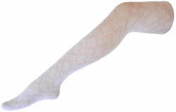 Graziosa Fehér, csipkemintás harisnyanadrág (a minta változó)