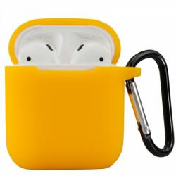 Cellect Airpods 1, 2 szilikon tok, Sötét sárga, 2.5mm - fortunagsm