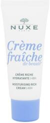 NUXE Creme Fraiche de Beauté Moisturising Rich Cream hidratáló arckrém száraz bőrre 30 ml nőknek