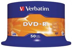 Verbatim DVD-R 16X 4.7 GB 50 bucati Verbatim 43548 (43548)