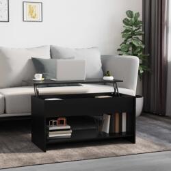 vidaXL Măsuță de cafea, negru, 102x50x52, 5 cm, lemn prelucrat (809648) Masa de cafea