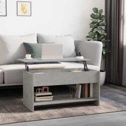 vidaXL Măsuță de cafea, gri beton, 102x50x52, 5 cm, lemn prelucrat (809651) Masa de cafea
