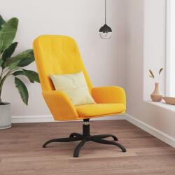 vidaXL Scaun de relaxare, galben muștar, catifea (341212)
