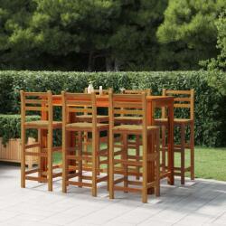 vidaXL Taburete de bar, 6 buc. , lemn masiv de acacia (3115987)