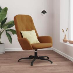 vidaXL Scaun de relaxare, maro, catifea (341213)