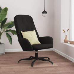 vidaXL Scaun de relaxare, negru, catifea (341211)