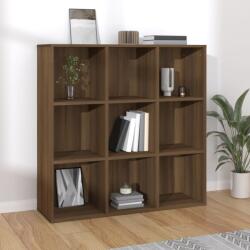 vidaXL Bibliotecă, stejar maro, 98x30x98 cm (815452) Biblioteca