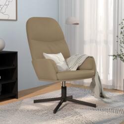 vidaXL Scaun de relaxare, cappuccino, piele ecologică (341059)