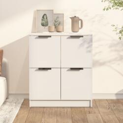 vidaXL Servantă, alb, 60x30x70 cm, lemn prelucrat (811097) Comoda