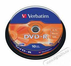 Verbatim DVDV-16B10 DVD-R cake box DVD lemez 10db/csomag - digitalko