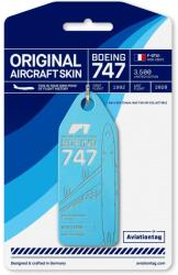 Aviationtag Corsair - Boeing 747 - F-GTUI Light Blue