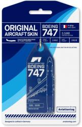 Aviationtag Corsair - Boeing 747 - F-GTUI Dark Blue