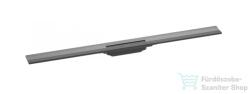 Hansgrohe RAINDRAIN FLEX zuhanyfolyóka színkészlet 1000 mm, méretre vágható, fali illesztéshez, szálcsiszolt fekete/króm 56053340 (56053340)
