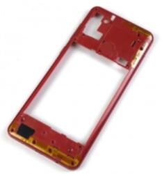 Samsung A217 Galaxy A21s középső keret antennákkal piros, utángyártott