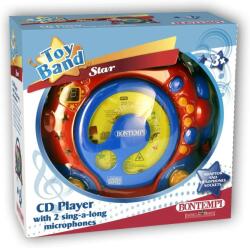 Bontempi CD PLAYER PORTABIL CU 2 MICROFOANE SI ADAPTOR (BonSD-9970.2) - nebunici