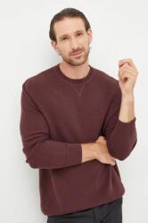 Sisley pamut pulóver könnyű, férfi, bordó - burgundia S