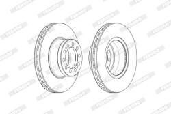 FERODO Disc frana FERODO PREMIER FCR372A (FCR372A)